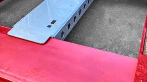 Removable galvanised sliding bolste