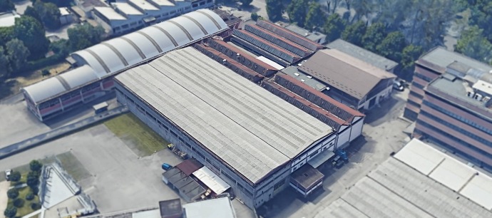 The Morello production site from above (drone shot)